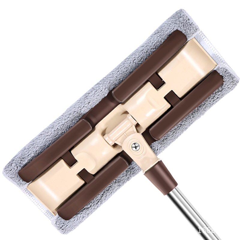 Dropshipping lame mopp pöörlev laisk majapidamismopp puitpõrandatele, kaheotstarbeline märg- ja kuivmopp riidest klambriga