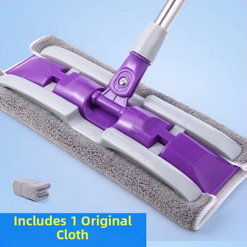 Dropshipping lame mopp pöörlev laisk majapidamismopp puitpõrandatele, kaheotstarbeline märg- ja kuivmopp riidest klambriga