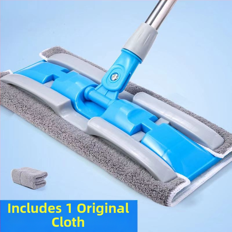 Dropshipping lame mopp pöörlev laisk majapidamismopp puitpõrandatele, kaheotstarbeline märg- ja kuivmopp riidest klambriga