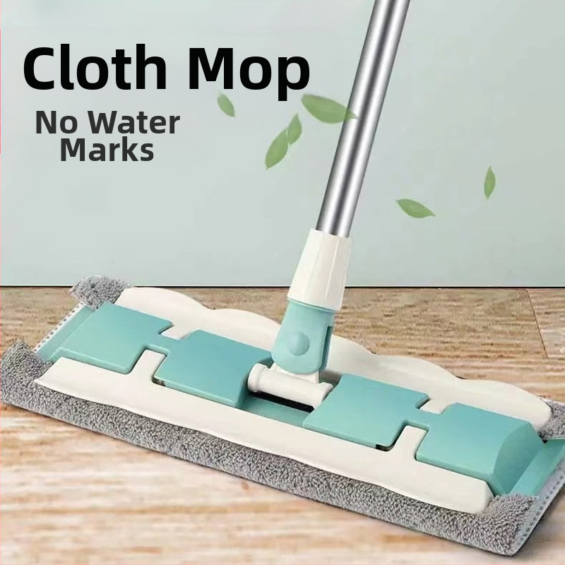 Dropshipping lame mopp pöörlev laisk majapidamismopp puitpõrandatele, kaheotstarbeline märg- ja kuivmopp riidest klambriga