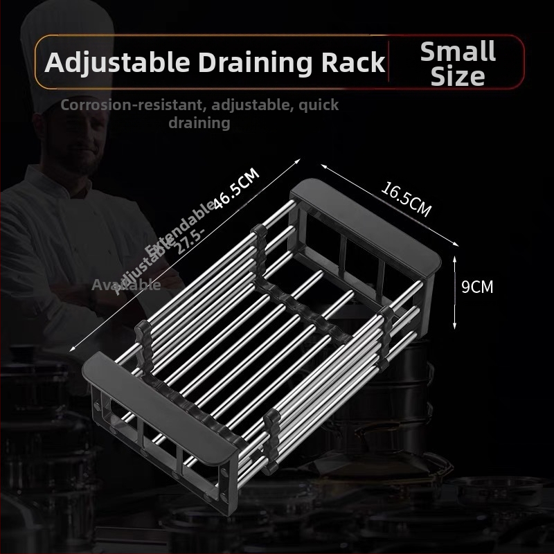 Gamykloje tiesiogiai ištraukiamas virtuvės kriauklės išleidimo krepšelis iš nerūdijančio plieno sutirštintas daržovių baseino išleidimo stovas išleidimo dubeniui