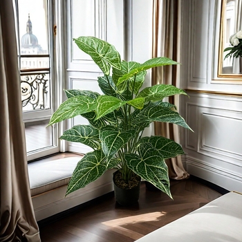 Amazon īpašais piedāvājums zaļo augu simulācijai, Sallian Aromato augi, podos audzēti mākslīgie ziedi un lapas, dekoratīvs ainavu dekoratīvs iekštelpu viesistabas svārsts