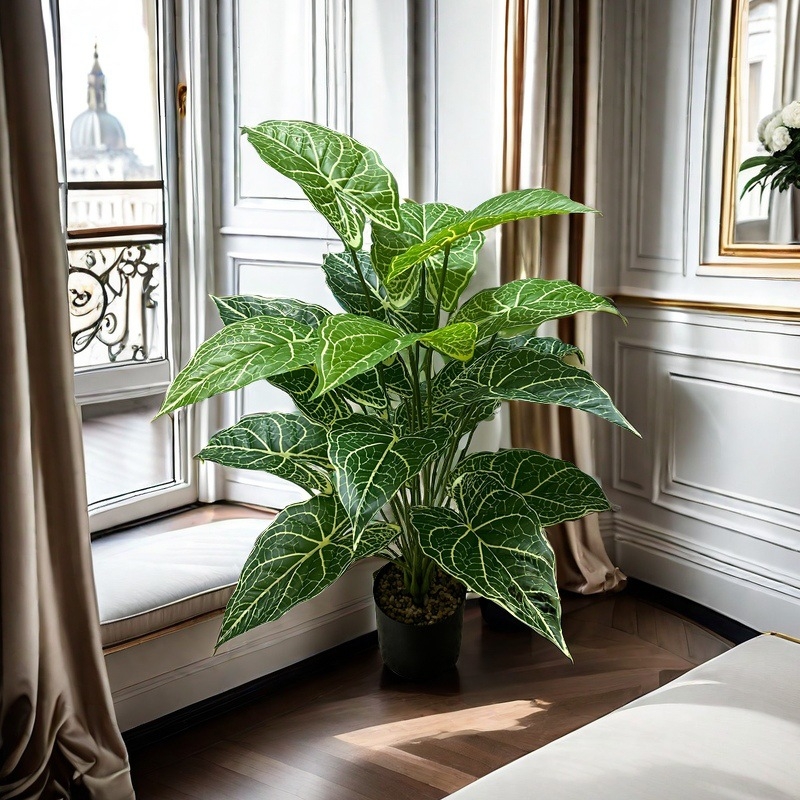 Amazon īpašais piedāvājums zaļo augu simulācijai, Sallian Aromato augi, podos audzēti mākslīgie ziedi un lapas, dekoratīvs ainavu dekoratīvs iekštelpu viesistabas svārsts