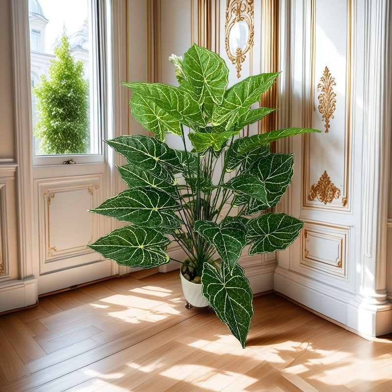 Amazon īpašais piedāvājums zaļo augu simulācijai, Sallian Aromato augi, podos audzēti mākslīgie ziedi un lapas, dekoratīvs ainavu dekoratīvs iekštelpu viesistabas svārsts