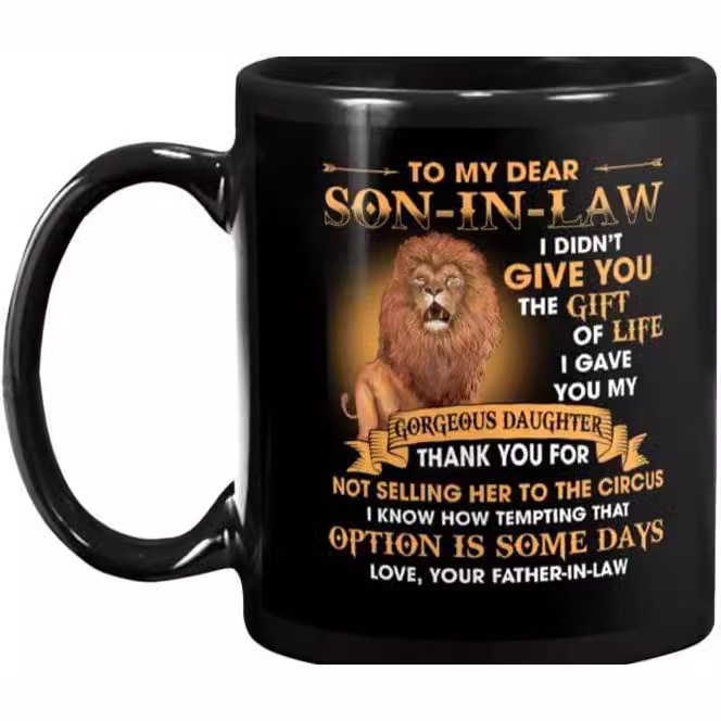 MU VÄIMEHELE Väimees Lõvi Poeg Keraamiline Kohvikruus Hunt Teetass Lõvi