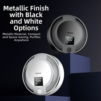 Нов малък домакински уред за пречистване на въздух за кола, мощна стерилизация, както и миризма и формалдехид с цифров дисплей, озонов дезодорант