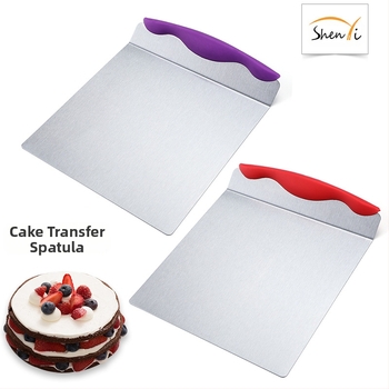 Roostevabast terasest kookiülekande labidas kooki mobiilsed tööriistad küpsetamisriistad köögiköögi küpsetamisriistad kookiülekandelaud