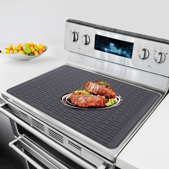 Трансгранична 20*28-инчова голяма силиконова защитна подложка за котлон, капак за електрически котлон, вертикален модел, силиконова подложка за котлон, подложка за отцеждане