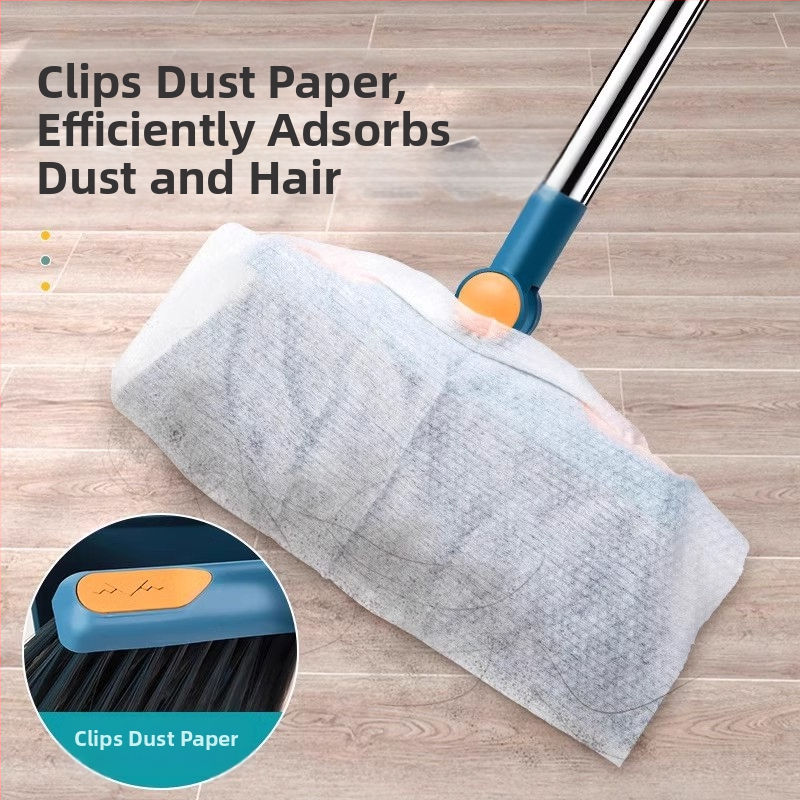 Tiesioginis gamyklinis šluotos kostiumas, didmeninė prekyba buitine minkšta vilnone šluota, plastikinė šluota, nelimpanti, plaukai, ilgi grandymo dantys, šiukšlių semtuvėlis