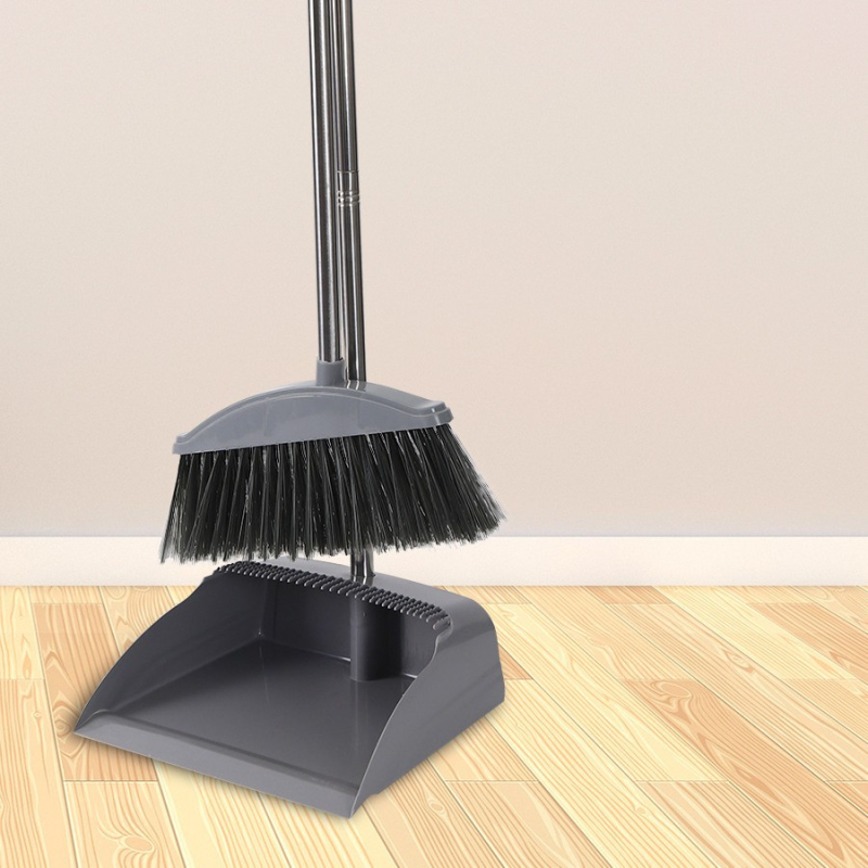 Tiesioginis gamyklinis šluotos kostiumas, didmeninė prekyba buitine minkšta vilnone šluota, plastikinė šluota, nelimpanti, plaukai, ilgi grandymo dantys, šiukšlių semtuvėlis