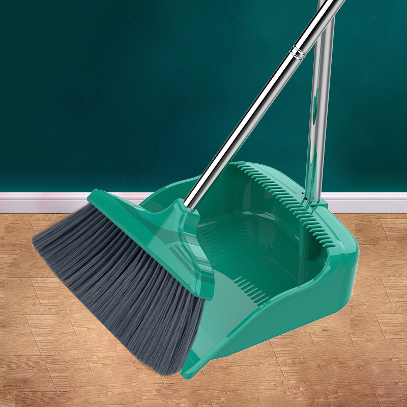 Tiesioginis gamyklinis šluotos kostiumas, didmeninė prekyba buitine minkšta vilnone šluota, plastikinė šluota, nelimpanti, plaukai, ilgi grandymo dantys, šiukšlių semtuvėlis