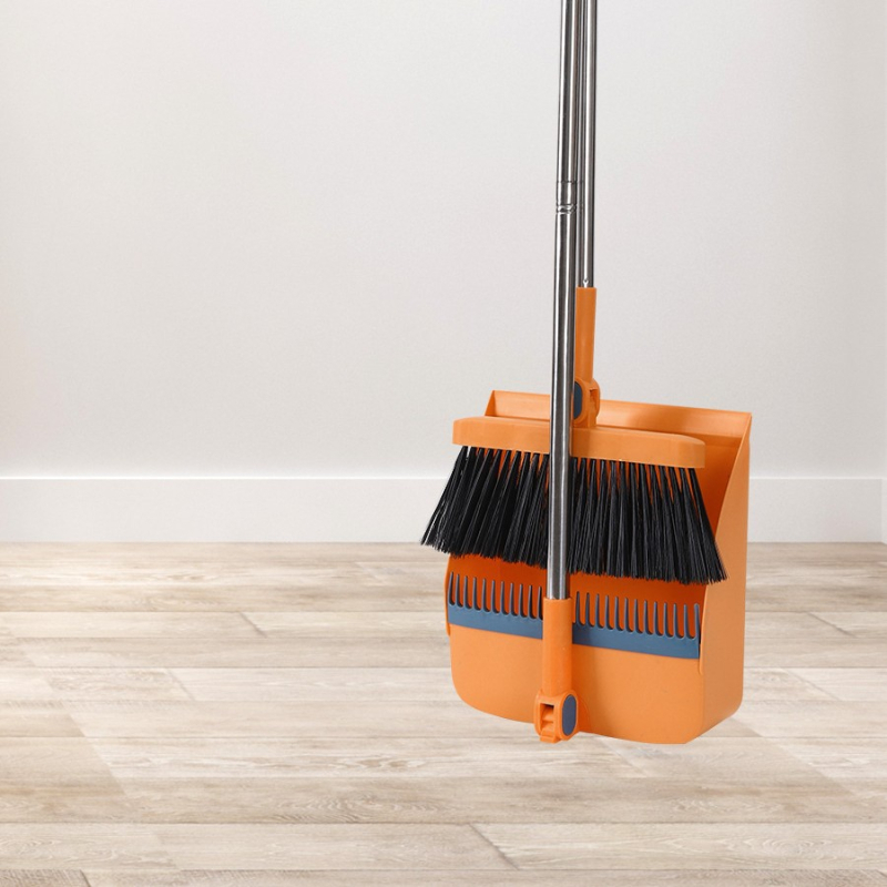 Tiesioginis gamyklinis šluotos kostiumas, didmeninė prekyba buitine minkšta vilnone šluota, plastikinė šluota, nelimpanti, plaukai, ilgi grandymo dantys, šiukšlių semtuvėlis