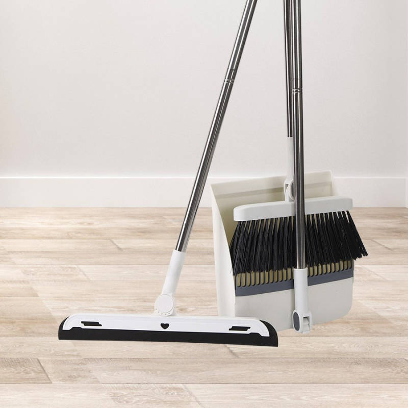 Tiesioginis gamyklinis šluotos kostiumas, didmeninė prekyba buitine minkšta vilnone šluota, plastikinė šluota, nelimpanti, plaukai, ilgi grandymo dantys, šiukšlių semtuvėlis