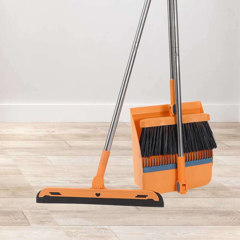 Tiesioginis gamyklinis šluotos kostiumas, didmeninė prekyba buitine minkšta vilnone šluota, plastikinė šluota, nelimpanti, plaukai, ilgi grandymo dantys, šiukšlių semtuvėlis