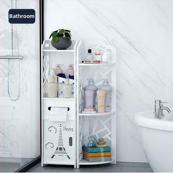 Vonios kambario daiktų laikymo lentyna, vandeniui atspari spintelė tualeto tarpams, ant grindų pastatoma kriauklės šoninė spintelė, praustuvas už gamyklinę kainą