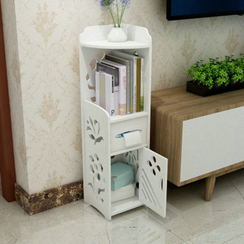 Vonios kambario daiktų laikymo lentyna, vandeniui atspari spintelė tualeto tarpams, ant grindų pastatoma kriauklės šoninė spintelė, praustuvas už gamyklinę kainą