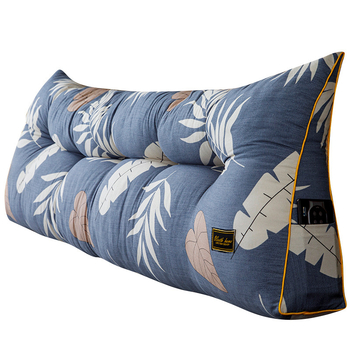 Trikampė lovos galvūgalio pagalvėlė, paprasta, didelė atlošo pagalvėlė, dvigulės lovos galvūgalis, minkštas pagalvėlė, „Lazy Rice“ tarpvalstybinė kompresija