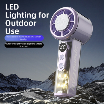 Νέος διασυνοριακός φορητός ανεμιστήρας ψύξης με μικρό ανεμιστήρα φόρτισης USB, μικρός εξωτερικός φορητός ανεμιστήρας turbo υψηλής ταχύτητας