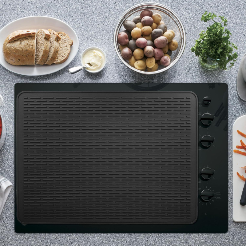 Piiriülene silikoonist pliidimatt pliidiplaadi kate kaitsekate köögi tööpinnale suur äravoolumatt multifunktsionaalne libisemiskindel soojusisolatsioonimatt