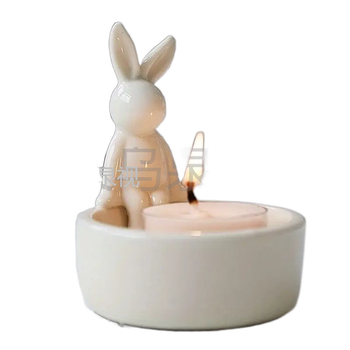 „Ins“ dervos animacinio zuikio žvakidė, „Nordic Home Aromatherapy“ žvakių reikmenys, namų apyvokos reikmenys, tarpvalstybiniai dervos amatai