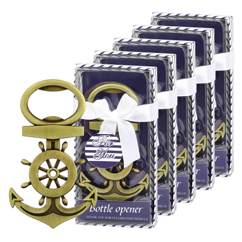 Δημιουργικό μεταλλικό ανοιχτήρι μπουκαλιών μπύρας δώρο είδη γάμου δώρο επιστροφής γάμου νέο ανοιχτήρι μπουκαλιών άγκυρας