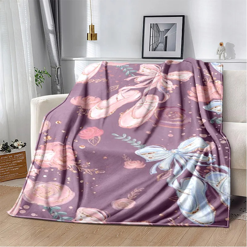 Armas balletitüdruk, baleriin, haldjas, koomiksitekk, flanelltekk elutoa, magamistoa diivani kaunistamiseks