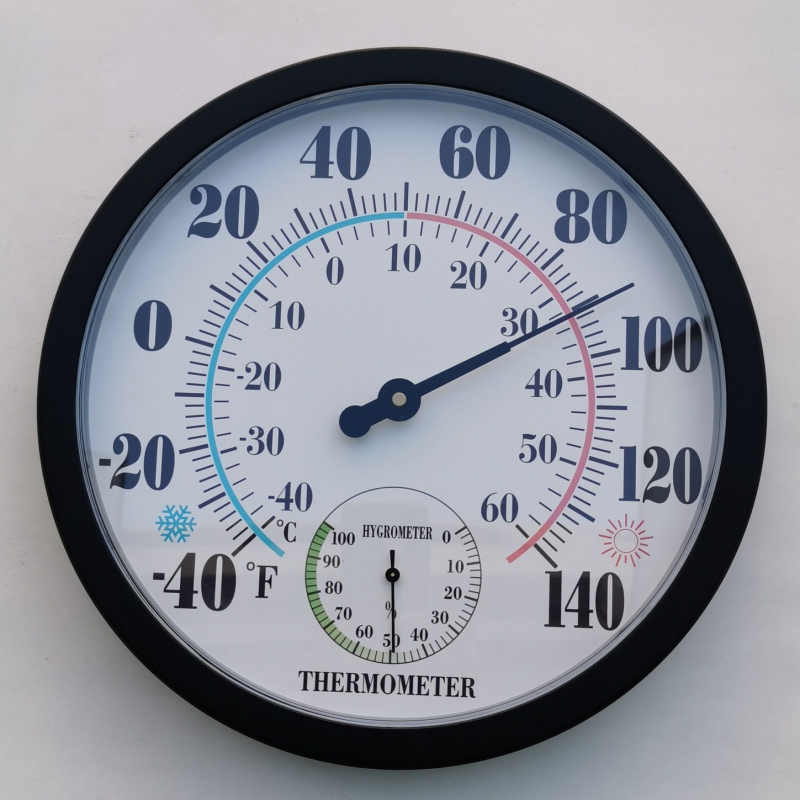 TH9250P-25CM temperatūros ir drėgmės matuoklis (juodas „Shell Us“ plokštelė)