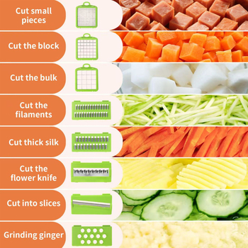 Tarpvalstybinis specialus daržovių pjaustymo artefaktas daugiafunkcis tarka bulvių pjaustyklė smulkintuvas svogūnų pjaustymo mašina daržovių pjaustytuvas