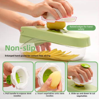 Tarpvalstybinis specialus daržovių pjaustymo artefaktas daugiafunkcis tarka bulvių pjaustyklė smulkintuvas svogūnų pjaustymo mašina daržovių pjaustytuvas