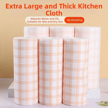 Köögipaberi puhastusvahendid Lazy Rag ühekordselt kasutatav nõudepesulapp vett imav kuiv märg kaheotstarbeline õli imav paberrätik spetsiaalne