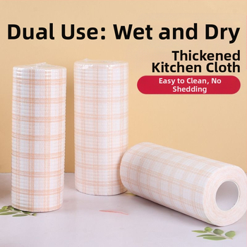 Köögipaberi puhastusvahendid Lazy Rag ühekordselt kasutatav nõudepesulapp vett imav kuiv märg kaheotstarbeline õli imav paberrätik spetsiaalne