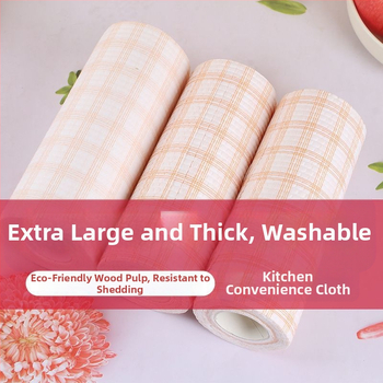 Köögipaberi puhastusvahendid Lazy Rag ühekordselt kasutatav nõudepesulapp vett imav kuiv märg kaheotstarbeline õli imav paberrätik spetsiaalne