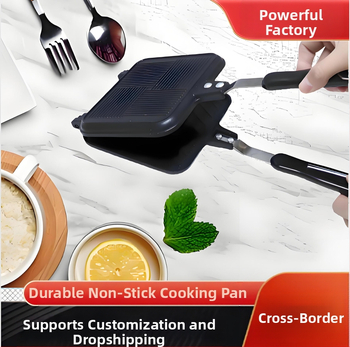 Mittenakkuva leiva-röstsaia küpsetuspann koduseks kasutamiseks, sobib pannkookide, võileibade ja kookide küpsetamiseks