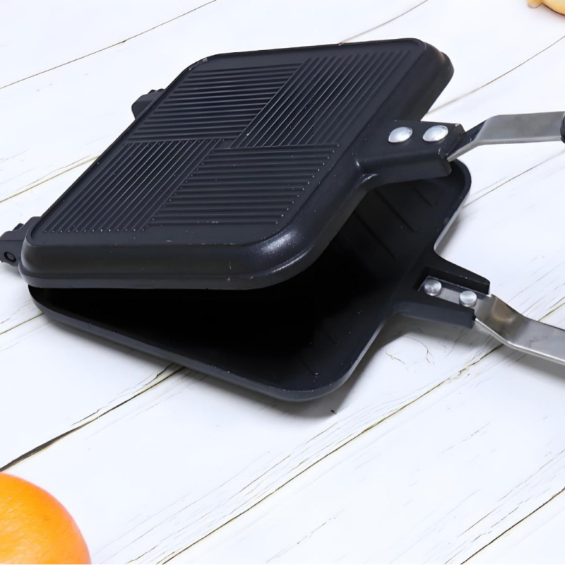 Mittenakkuva leiva-röstsaia küpsetuspann koduseks kasutamiseks, sobib pannkookide, võileibade ja kookide küpsetamiseks