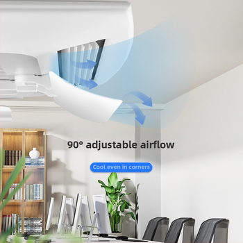 Centrinis integruotas oro kondicionierius Priekinis stiklas Teleskopinis vėjo krypties reguliavimas Lubinis centrinis oro kondicionierius Viršuje pakabinamas vėjo deflektorius Skersinis