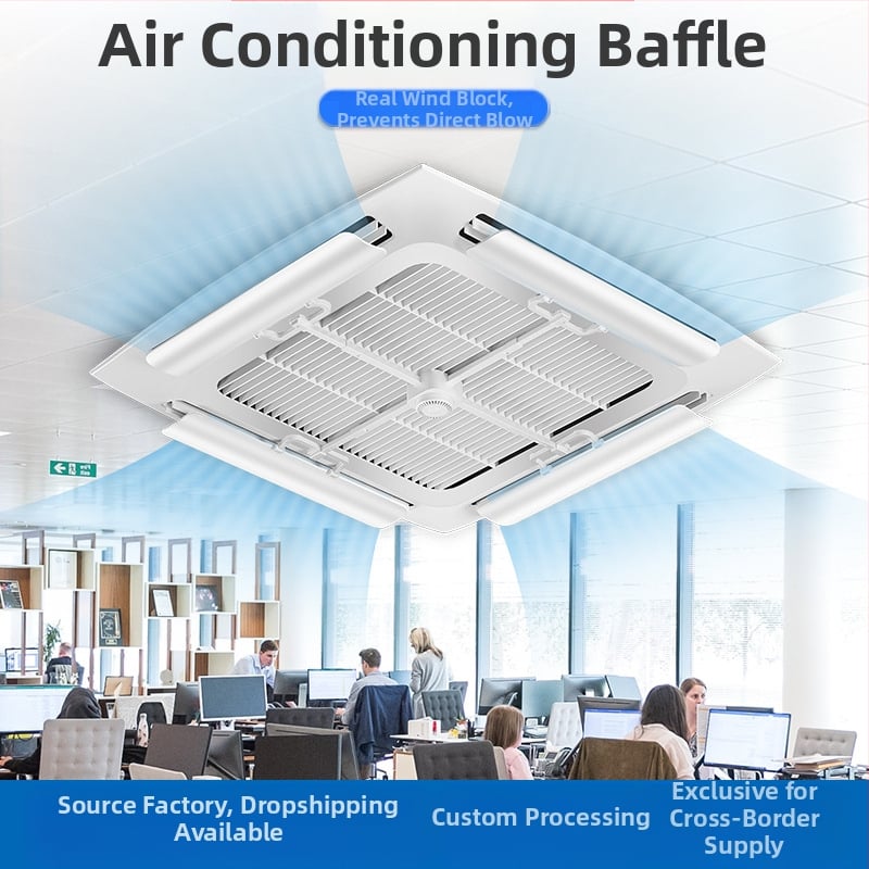 Centrālā integrētā gaisa kondicionēšana Vējstikls Teleskopiska regulēšana Vēja virziens Griestu centrālā gaisa kondicionēšana Augšpusē piekarināms vēja deflektors Šķērsvirzienā