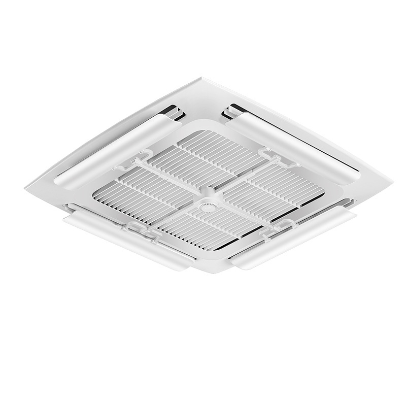 Centrinis integruotas oro kondicionierius Priekinis stiklas Teleskopinis vėjo krypties reguliavimas Lubinis centrinis oro kondicionierius Viršuje pakabinamas vėjo deflektorius Skersinis