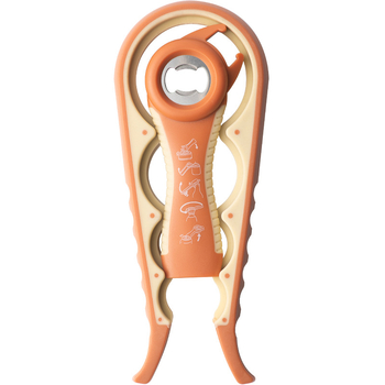 Διασυνοριακό πολυλειτουργικό ανοιχτήρι κονσερβών ανοιχτήρι μπουκαλιών μπύρας πλαστικό ανοιχτήρι τεσσάρων σε ένα με αντιολισθητικό καπάκι ανοιχτήρι μπουκαλιών κόκκινου κρασιού