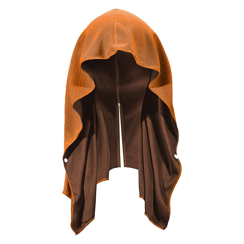 U formos šaltas rankšluostis su gobtuvu, sportinis, paplūdimio, kempingo stiliaus, apsaugantis nuo saulės, greitai džiūstantis, vėsus rankšluostis su turbanu