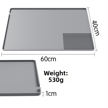 „Amazon Explosions“ kavos aparato silikoninis padėklo padėklo baro išleidimo kilimėlis kavos miltelių apsauginis kilimėlis valgomojo stalo izoliacija