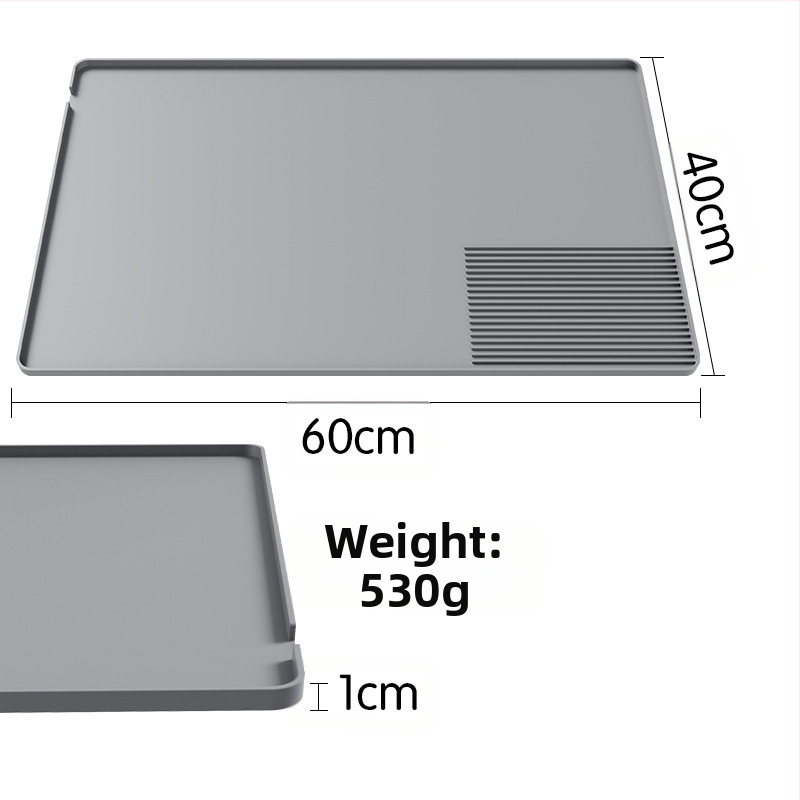 Силиконова подложка за кафе машина Amazon Explosions, тава за бар, дренажна подложка, подложка за кафе на прах, защитна подложка, изолация на маса за хранене