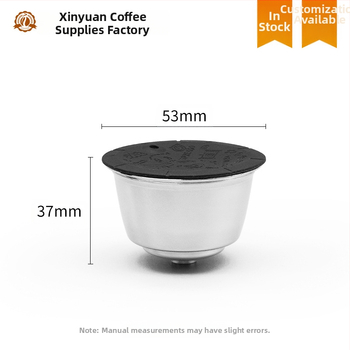 „Duoqu Kusi Grease“ nerūdijančio plieno kavos kapsulės „Dolce“ perdirbamos „Shell“ filtro puodelio priedai