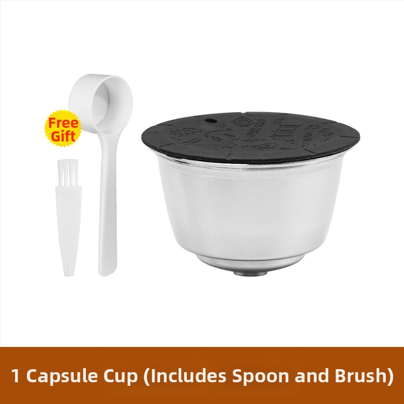 „Duoqu Kusi Grease“ nerūdijančio plieno kavos kapsulės „Dolce“ perdirbamos „Shell“ filtro puodelio priedai