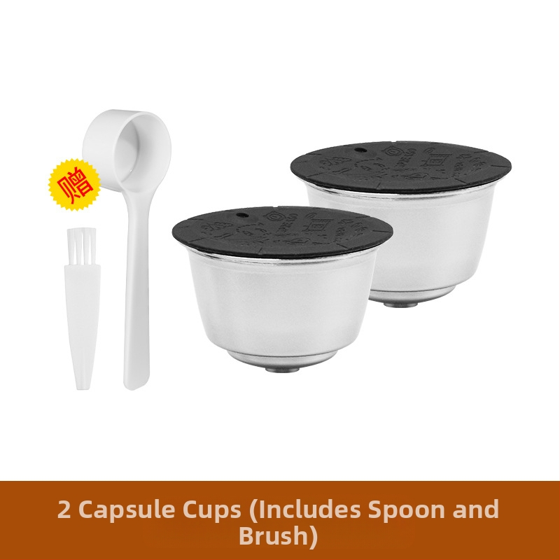 „Duoqu Kusi Grease“ nerūdijančio plieno kavos kapsulės „Dolce“ perdirbamos „Shell“ filtro puodelio priedai