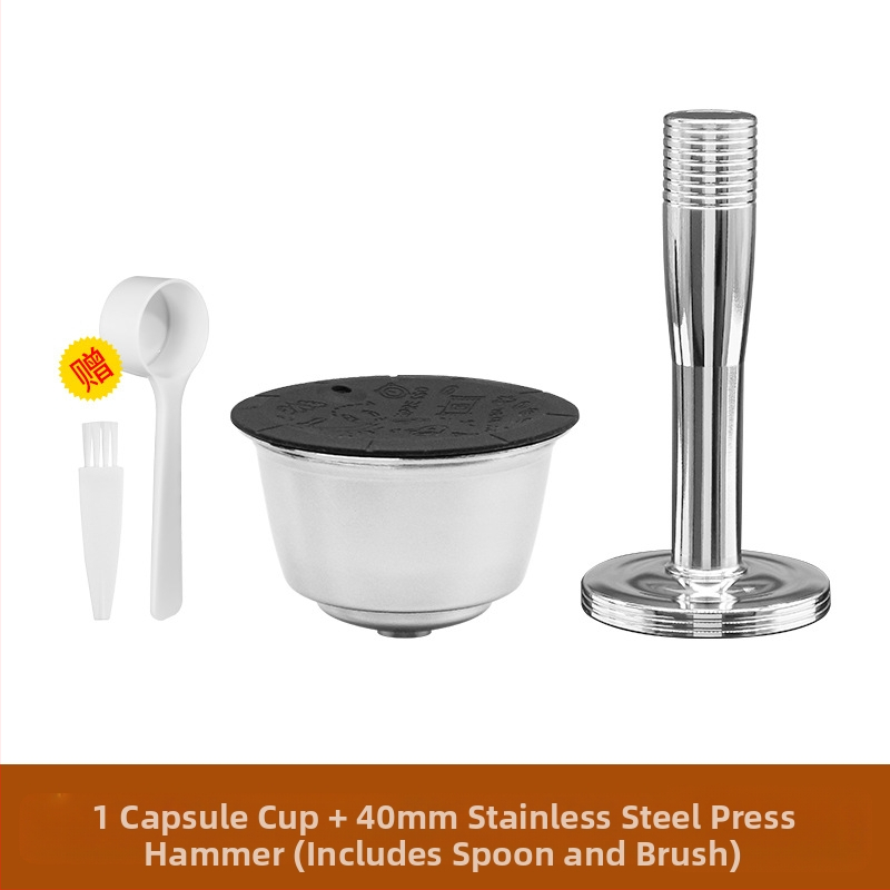 „Duoqu Kusi Grease“ nerūdijančio plieno kavos kapsulės „Dolce“ perdirbamos „Shell“ filtro puodelio priedai