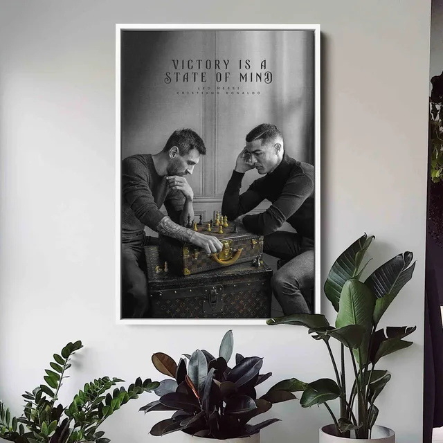 Плакат със звездата на Меси, висяща картина, доставка на едро от склад за външна търговия SHEIN AliExpress Tema платно за рисуване