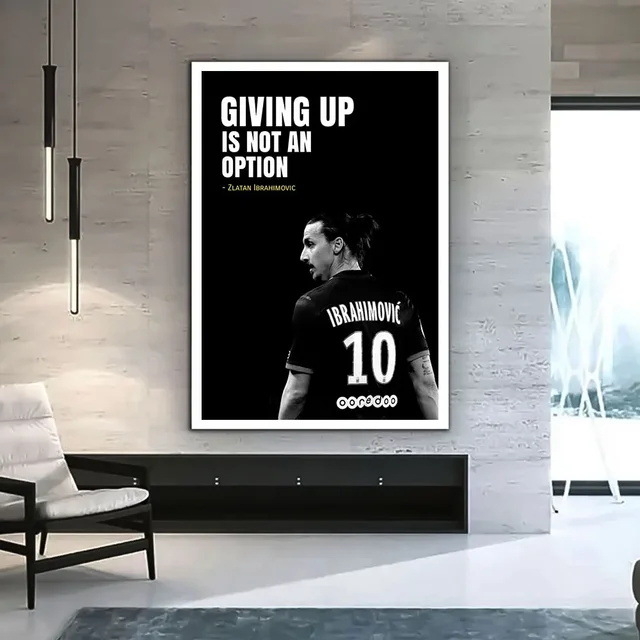 Плакат със звездата на Меси, висяща картина, доставка на едро от склад за външна търговия SHEIN AliExpress Tema платно за рисуване