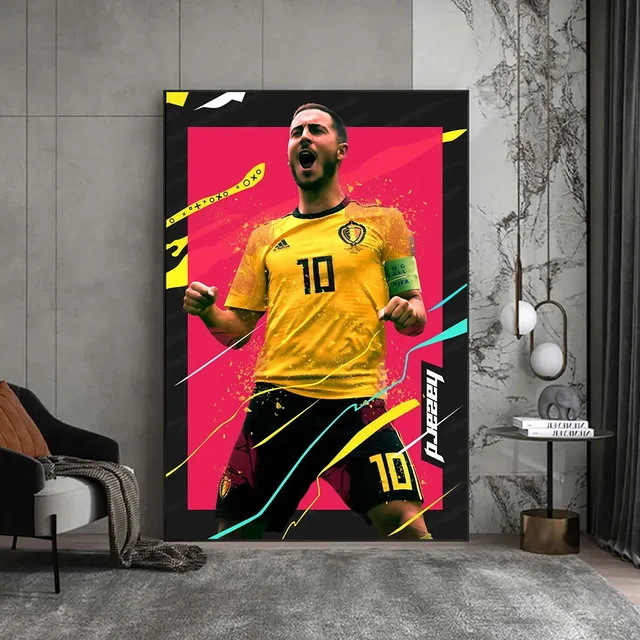Плакат със звездата на Меси, висяща картина, доставка на едро от склад за външна търговия SHEIN AliExpress Tema платно за рисуване