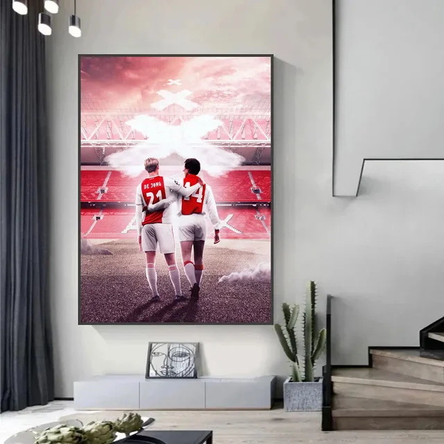 Плакат със звездата на Меси, висяща картина, доставка на едро от склад за външна търговия SHEIN AliExpress Tema платно за рисуване