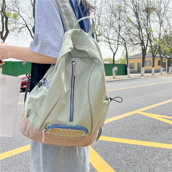 2025. aasta uus K-stiilis Ins stiilis suure mahutavusega keskkooliõpilase põhikooliõpilase kolledžiõpilase seljakott tikitud seljakott trendikas